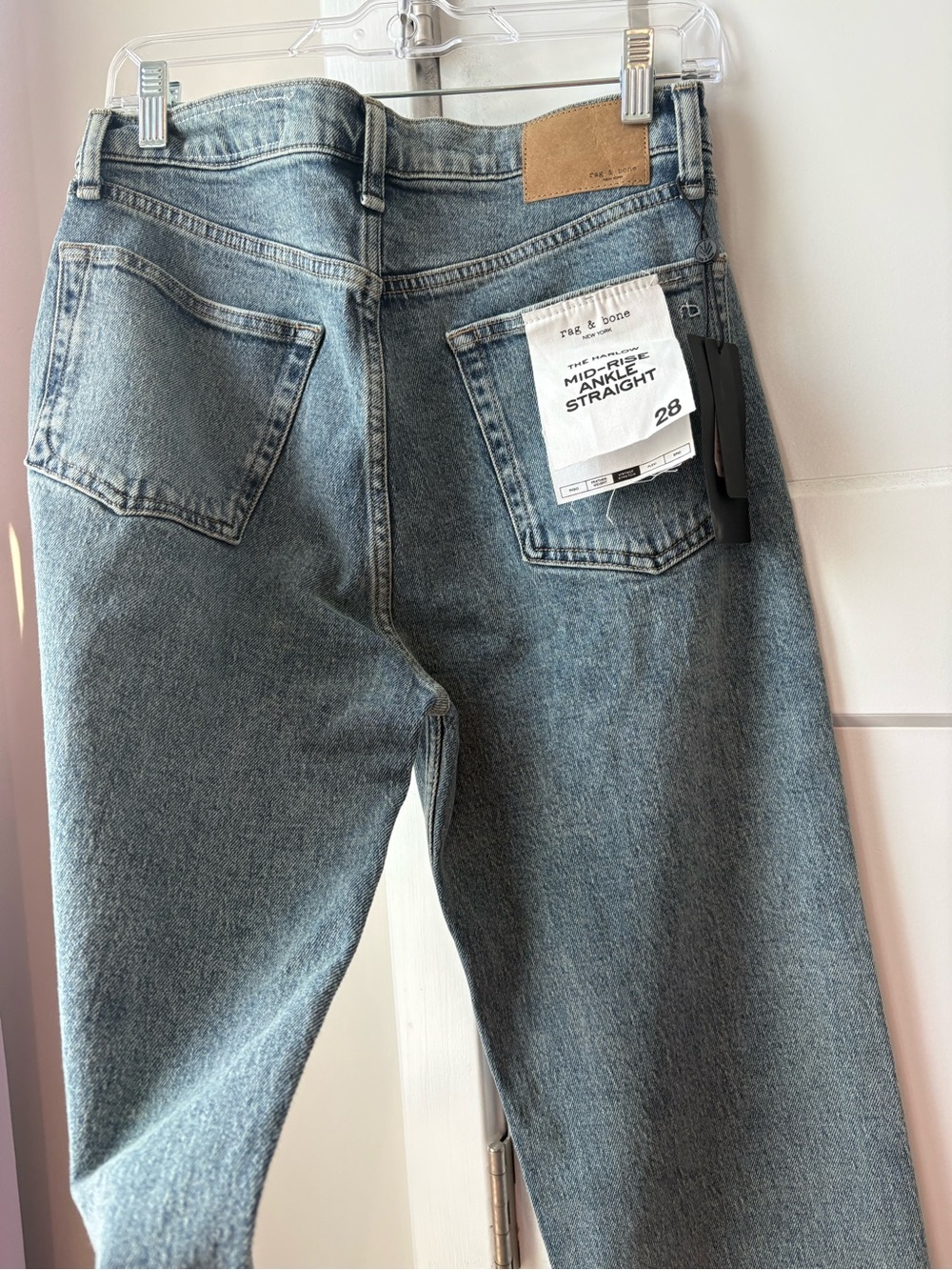 Rag & Bone Harlow Mid Rise Ankle Straight Size 28 New - Picture 8 of 11